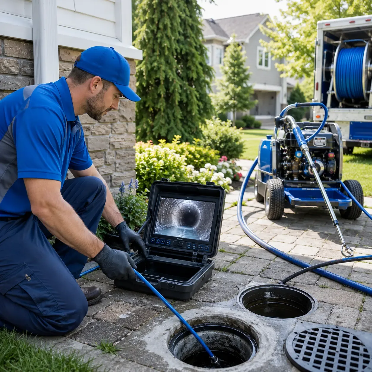Outdoor drain cleaning professionals serving Emporia, KS